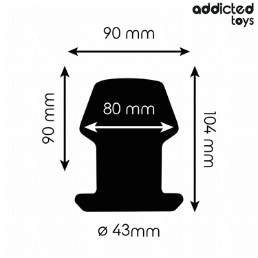 Plug Anale Cavo Extra Large per Esperienze Intense e Profonde